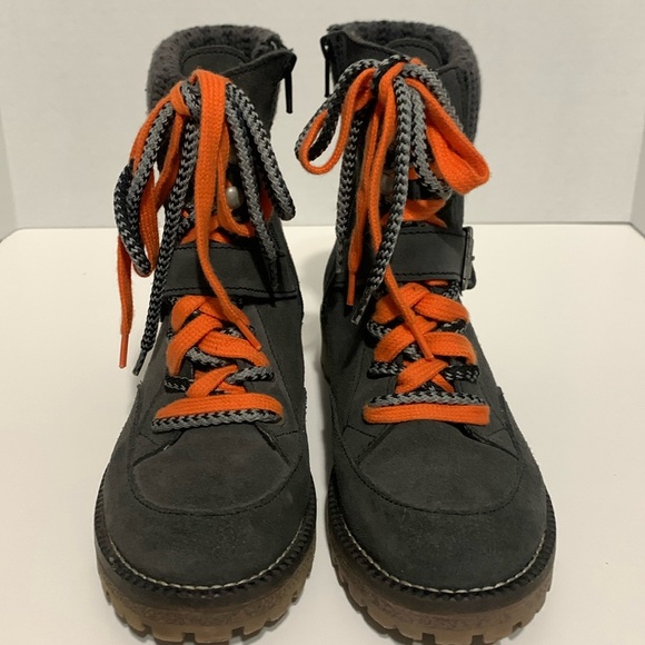 Bos. & Co. Gray Suede Waterproof Size Zip Colony Boots Size 36 US 6 - Picture 2 of 5